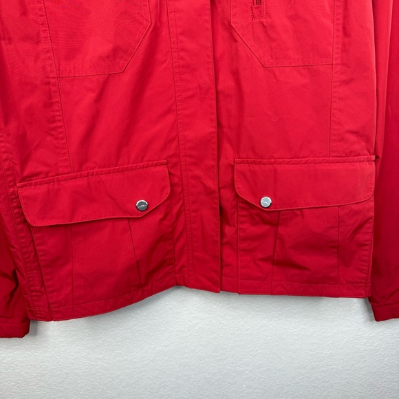 Lauren Ralph Lauren Active Jacket Womens XL Red Windbreaker Collared Full Zip - Picture 6 of 16